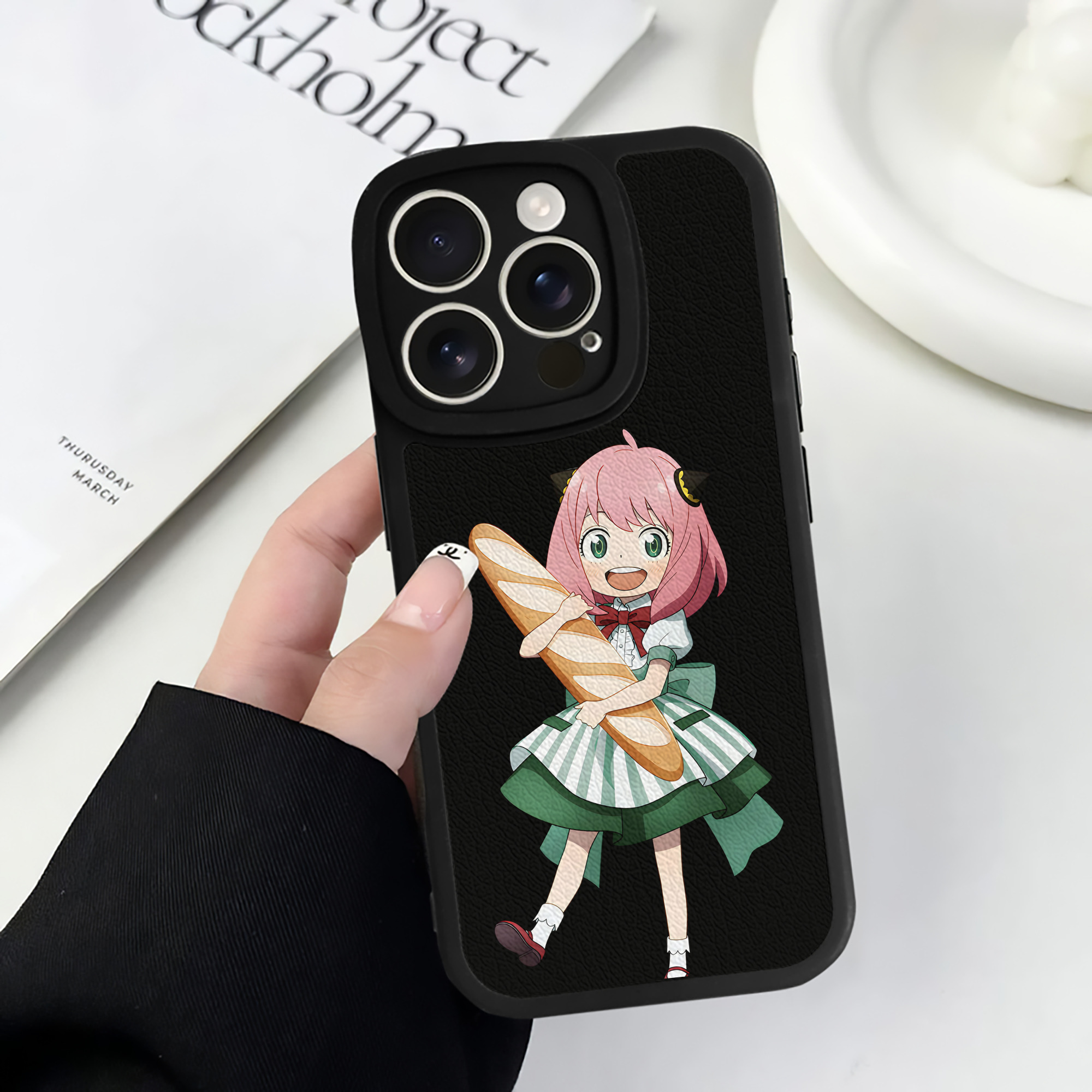 （画像用） SPY×FAMILY间谍家家酒 【iPhone 16シリーズ対応】シリコンスマホケース（レザー調） 材質：シリコン